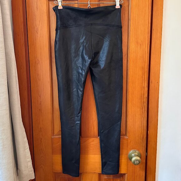 Spanx Faux Leather Leggings - Black, Medium - Picture 5 of 11
